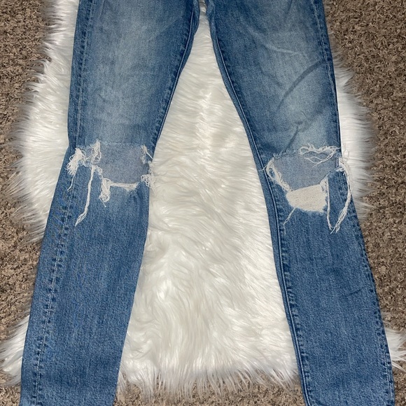 Candice x Mother The Stunner in Hijacking The Runway Jeans - Picture 4 of 13